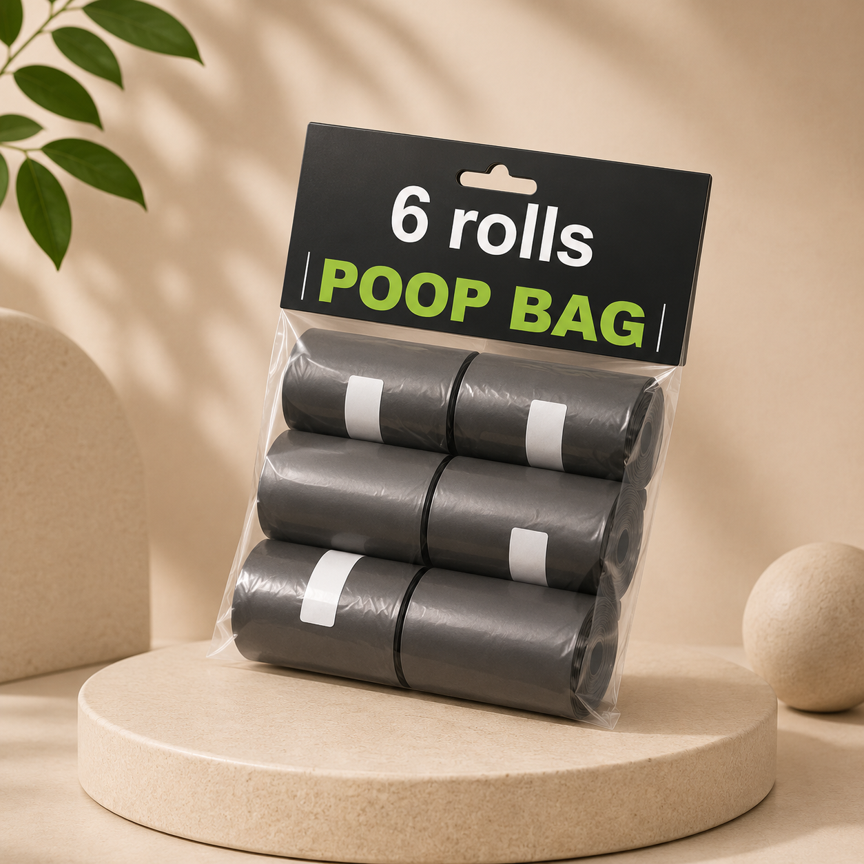 Portable and Foldable Dog Poop Scooper – With Included Roll of Bags